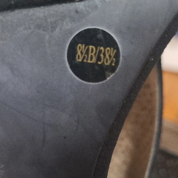 BCBGeneration Black Laser-Cut Heels - Picture 3 of 9